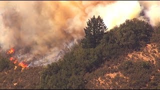 California wildfire prompts mandatory evacuations – WATCH LIVE [upl. by Yenhoj]