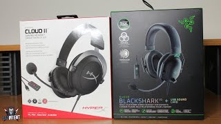 HyperX Cloud II vs Razer BlackShark V2 [upl. by Castorina640]