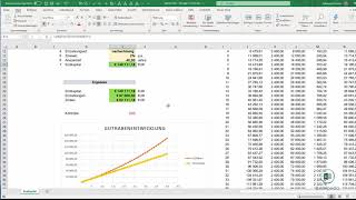 Sparrechner  Vorlage in Excel  Endkapital berechnen I Excelpedia [upl. by Auqeenwahs180]