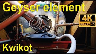 How to change a geyser element and thermostat  step by step explanation Kwikot [upl. by Engud427]