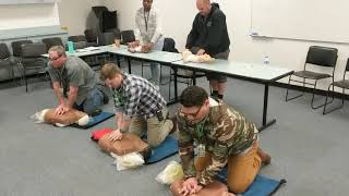 CPR compressions to Staying Alive by the BeeGees [upl. by Tobye]