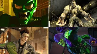 Green Goblin Boss Battles in SpiderMan Games 2002  2019 [upl. by Walcoff974]