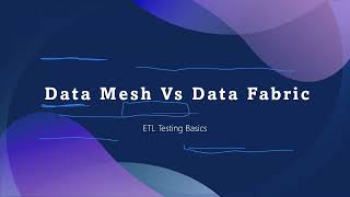 Understanding the Data Mesh Paradigm [upl. by Pepe428]