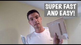 How to repair a hole in drywall california patch [upl. by Lorri76]