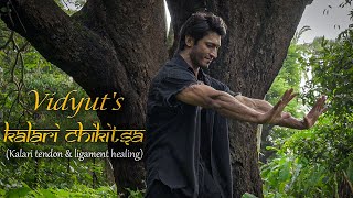 Vidyut Jammwals Kalari Chikitsa  Part Two Kalaripayattu  Martial Arts  itrainlikevidyutjammwal [upl. by Ayatahs]