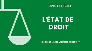 LEtat de droit [upl. by Leander689]