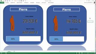 Excel  Comment créer un Indicateur de Performance type Barre de Progression [upl. by Ainnat]