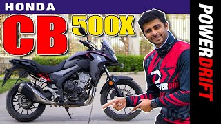 Honda CB500X  First Ride Review  PowerDrift [upl. by Ayna572]