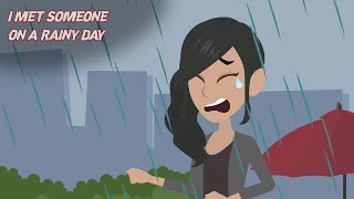 I Met Someone On A Rainy Day  Animated Horror Story In Hindi [upl. by Jensen]