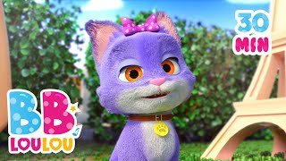 🐱Petit Chat Petit Chat  Chansons et comptines pour bébé  BB LouLou [upl. by Uno996]