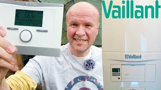 My VAILLANT BOILER REMOTE CONTROL instructions manual  read out in full [upl. by Nnayelsel]