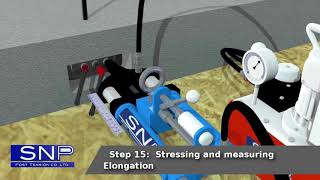 Posttensioned slab procedure [upl. by Kenley]