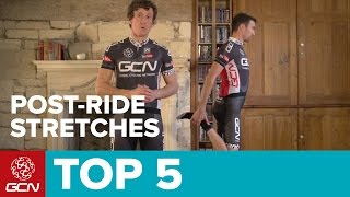 Top 5 Stretches To Do After A Ride  Cycling Fitness [upl. by Howzell]