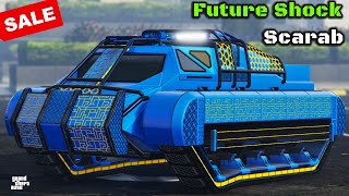 SCARAB Future Shock  Best Customization amp Review  Sale  GTA Online  Arena War TANK [upl. by Nirrek]