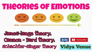 Theories of Emotions  Emotional Development  Vidya Venue [upl. by Bang204]