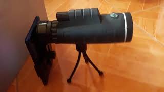 Monocular Telescope 40x60 Test [upl. by Acirahs]