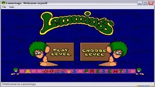 Lemmings 95 gameplay PC Game 1996 [upl. by Macintyre605]