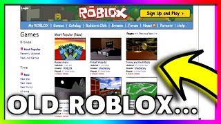 How To See the OLD ROBLOX Website 2004today [upl. by Shelton60]