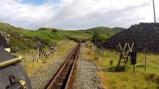 Ffestiniog Railway – Driver’s Eye View – Blaenau Ffestiniog to Porthmadog Wales [upl. by Odlavso748]