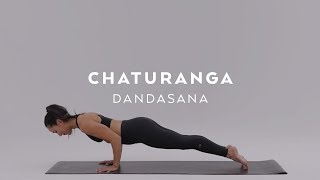 How to do Chaturanga Dandasana  Tutorial with Briohny Smyth [upl. by Akemihs]