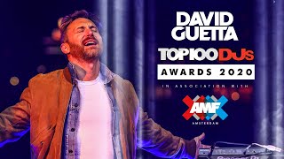 David Guetta  AMF Presents Top 100 DJs Awards 2020 [upl. by Fionna140]