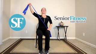 Senior Fitness  Seated Resistance Band Workout For Beginners [upl. by Borrell]