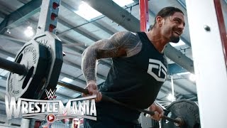 Roman Reigns WrestleMania workout [upl. by Atcele]