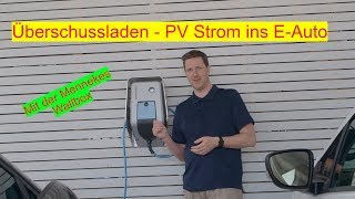 PV Strom Überschussladen mit der Mennekes Wallbox [upl. by Mathe738]