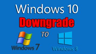 How to Downgrade from Windows 10 to Previous Windows [upl. by Schwab]