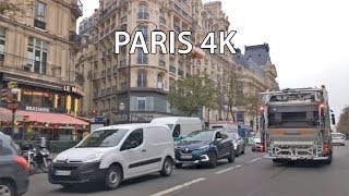 Paris 4K  Morning Drive  Driving Downtown [upl. by Linn]