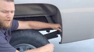 Installing Mud Flaps with Universal Mounting Brackets from Truckhardware  GB 758053 [upl. by Hinkel]