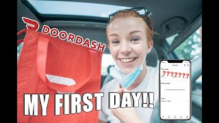 I Tried DoorDash For A Day BEGINNER  Side Hustles 2020  My First Day As A Dasher [upl. by Atsirk]