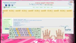 Tutorial Mecanet Mecanografía [upl. by Karil502]