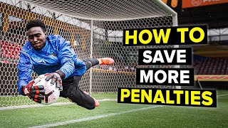 PENALTY SAVING secrets from a pro coach  goalkeeper tutorial [upl. by Eivi]