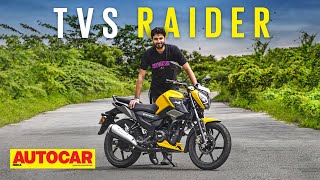 2021 TVS Raider review  The cool commuter  First Ride  Autocar India [upl. by Ybrik]