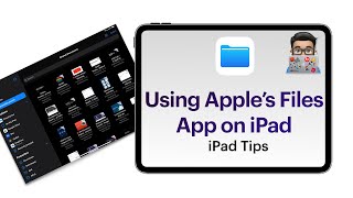 Using Apples Files app on iPad iPadOS 14 Tips [upl. by Auqenehs]