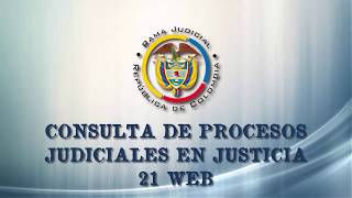 Consulta de Procesos Judiciales en Justicia 21 Web  TYBA [upl. by Zitah]