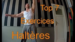 Les meilleurs exercices haltères top7 [upl. by Haldane]