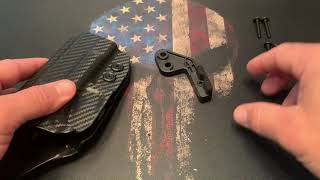 IWB KYDEX Holster Claw Kit Installation  Rounded Gear Concealment Express [upl. by Seugram]