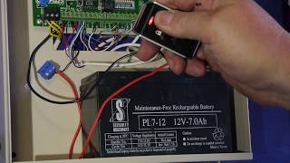 How to replace an alarm battery to a home security alarm system [upl. by Nnyleahs300]