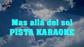 Más allá del sol PISTA Karaoke [upl. by Natale]