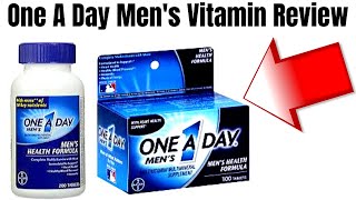 One A Day Mens Multivitamin Tablets Review [upl. by Leiram]