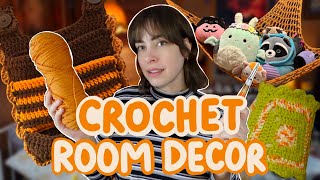 CROCHETING RETRO INSPIRED DECOR [upl. by Eecyaj]