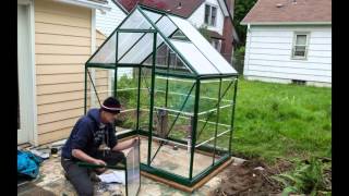 Assembling a Palram Hybrid 6x4 Greenhouse Kit [upl. by Horvitz]