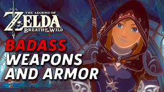 Early Weapons amp Armor Gameplay SPOILERS  Zelda Breath of The Wild [upl. by Genni]