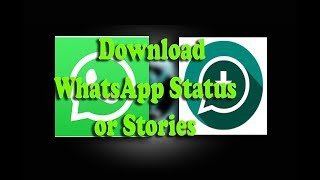 How to Download WhatsApp Story or Status Using Status Saver App [upl. by Amadus203]