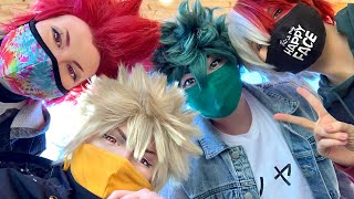 BAKUSNOW SHOW DOWN KiriBaku  TodoDeku COSPLAY OUTING  My Hero Academia Cosplay [upl. by Atelra]