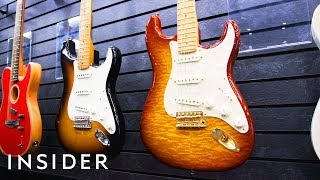 How Fender Guitars Are Made  The Making Of [upl. by Llenyl]