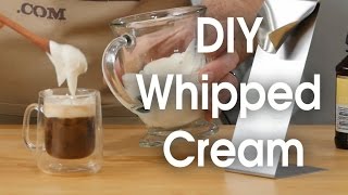 DIY whipped cream in 60 seconds [upl. by Leopold]