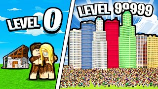 GETTING 9999 PEOPLE  Roblox Tiny Town [upl. by Assile]